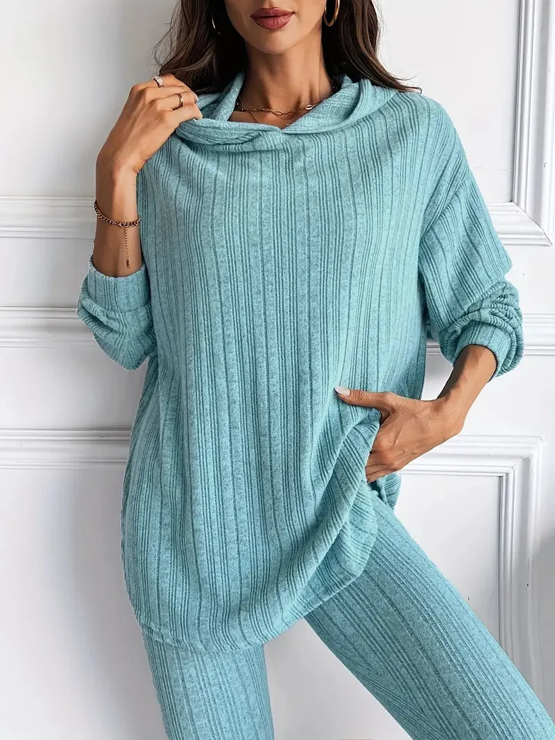 Kensley Ribbed Lounge Duo - Image 2