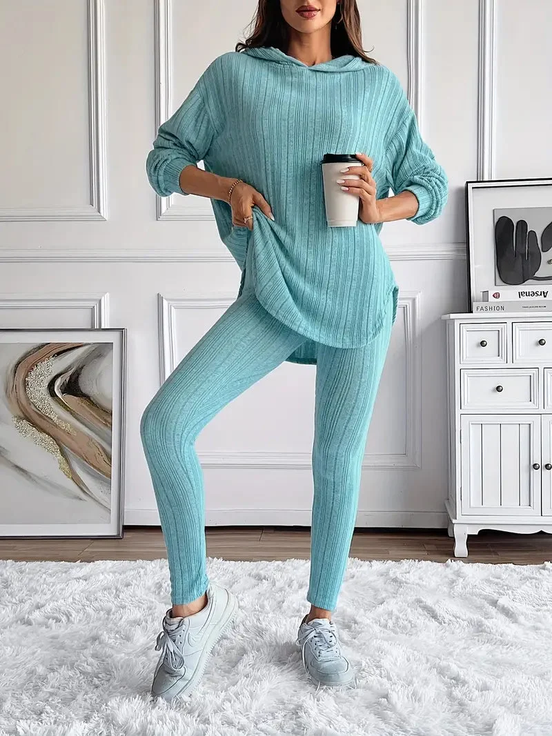 Kensley Ribbed Lounge Duo - Image 4