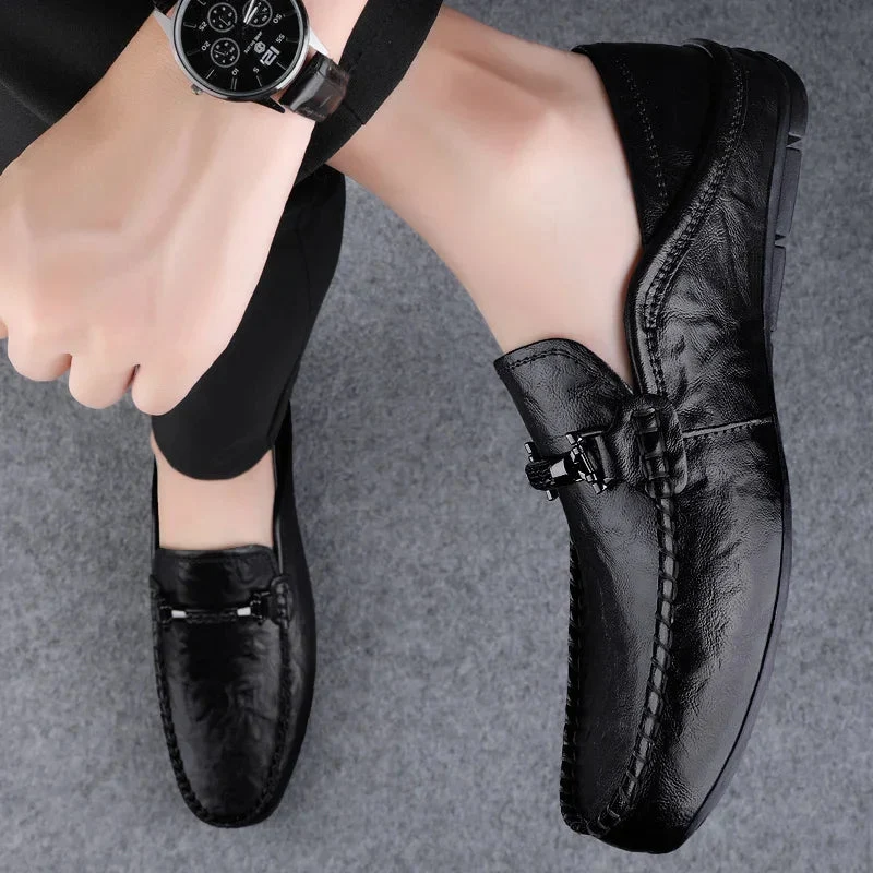 Kizar Leather Loafers - Image 4