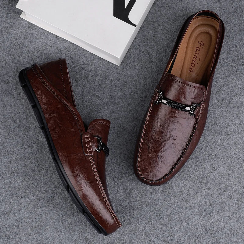 Kizar Leather Loafers - Image 6