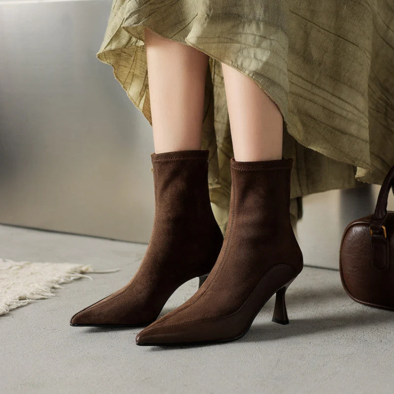 Leffin Suede Ankle Boots