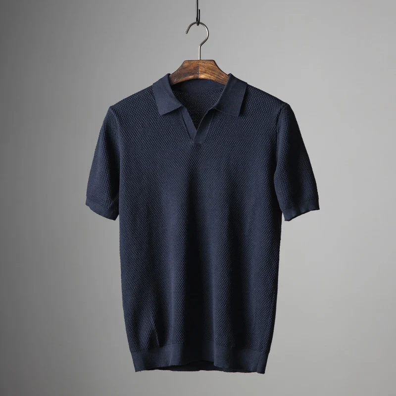 Lennox Knit-Collar Polo - Image 4