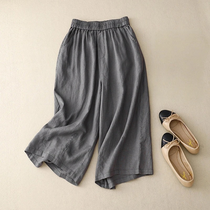 Lina Wide-Leg Trousers - Image 3