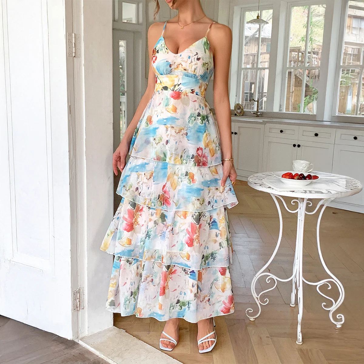 Liora Floral Maxi Cami Dress - Image 2
