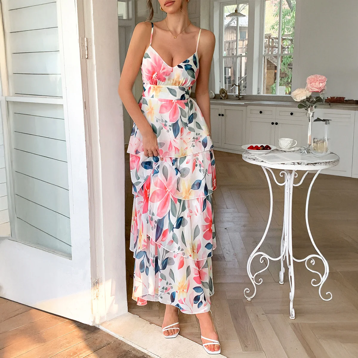 Liora Floral Maxi Cami Dress - Image 3