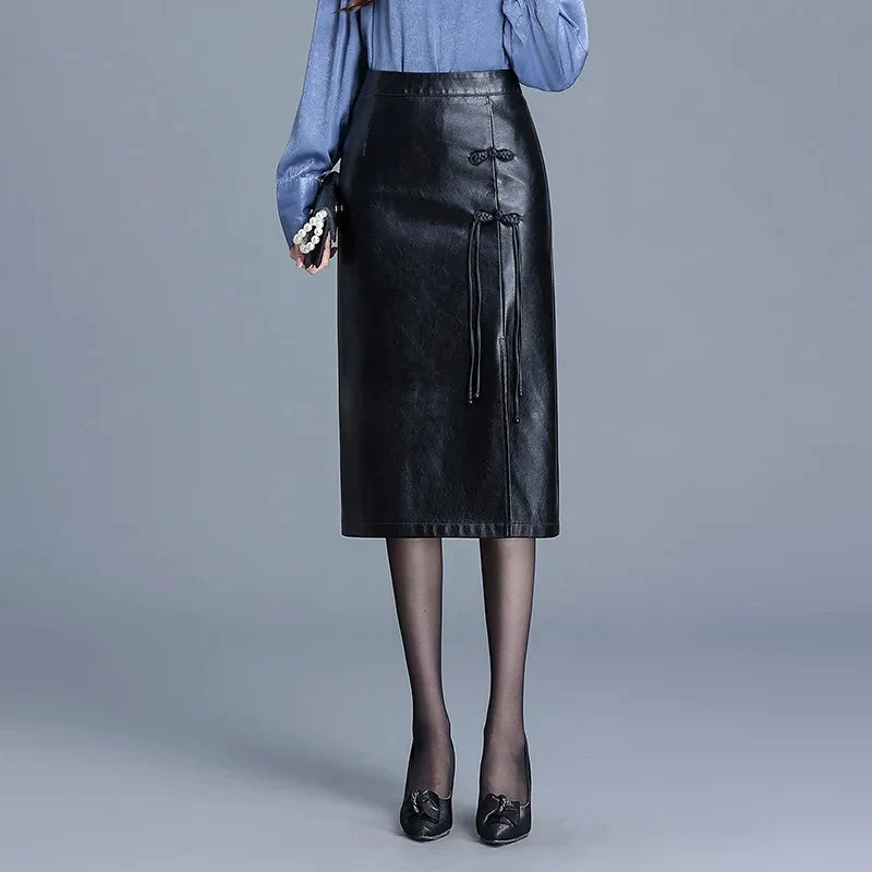 Liora Knot-Slit Skirt - Image 2