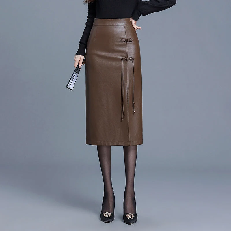 Liora Knot-Slit Skirt - Image 4