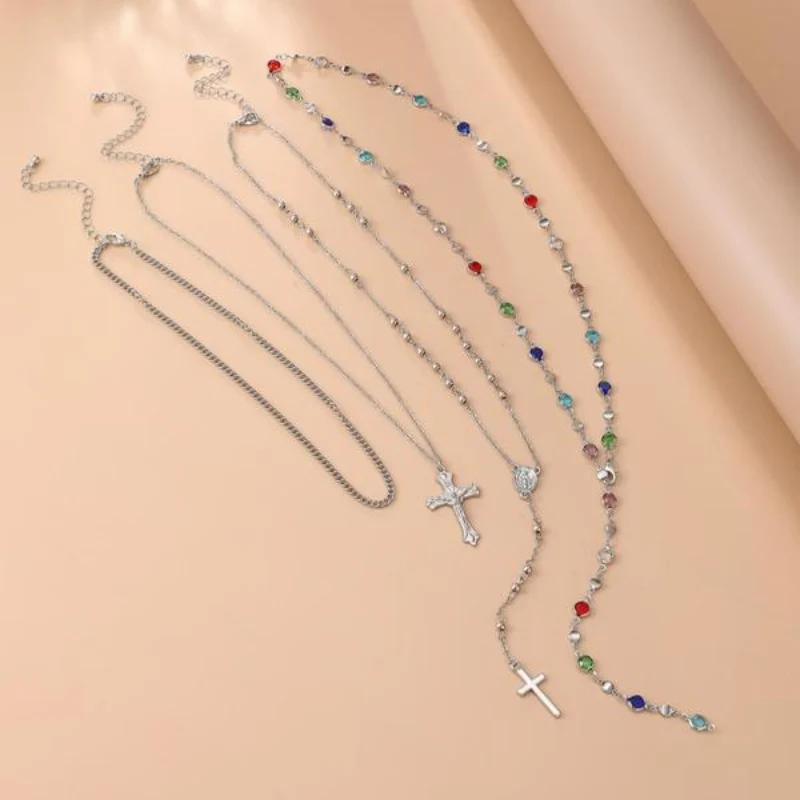 Lioré 4-Piece Cross Necklace Set - Image 4