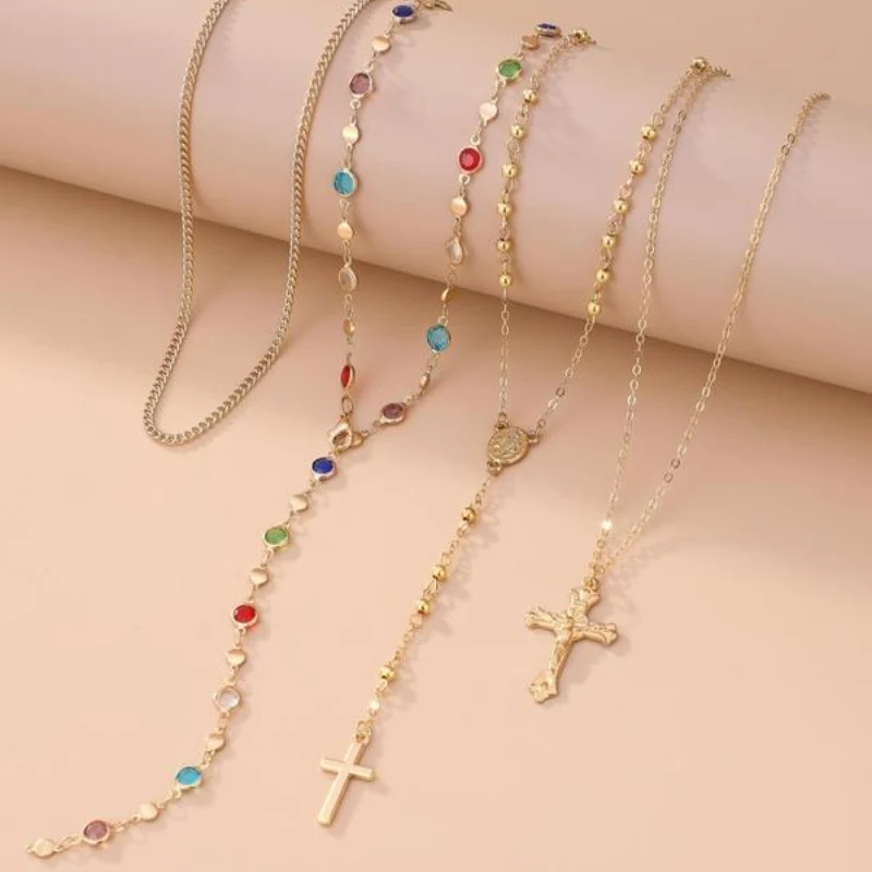 Lioré 4-Piece Cross Necklace Set - Image 5