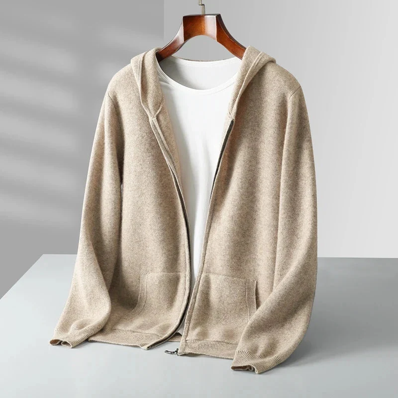 Macio Cashmere Zip Hoodie