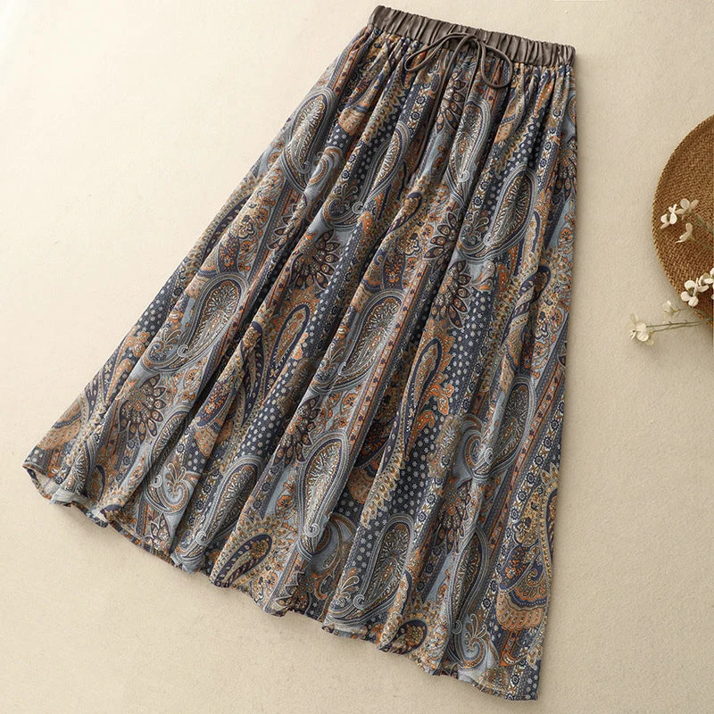 Maribel Linen Skirt - Image 2