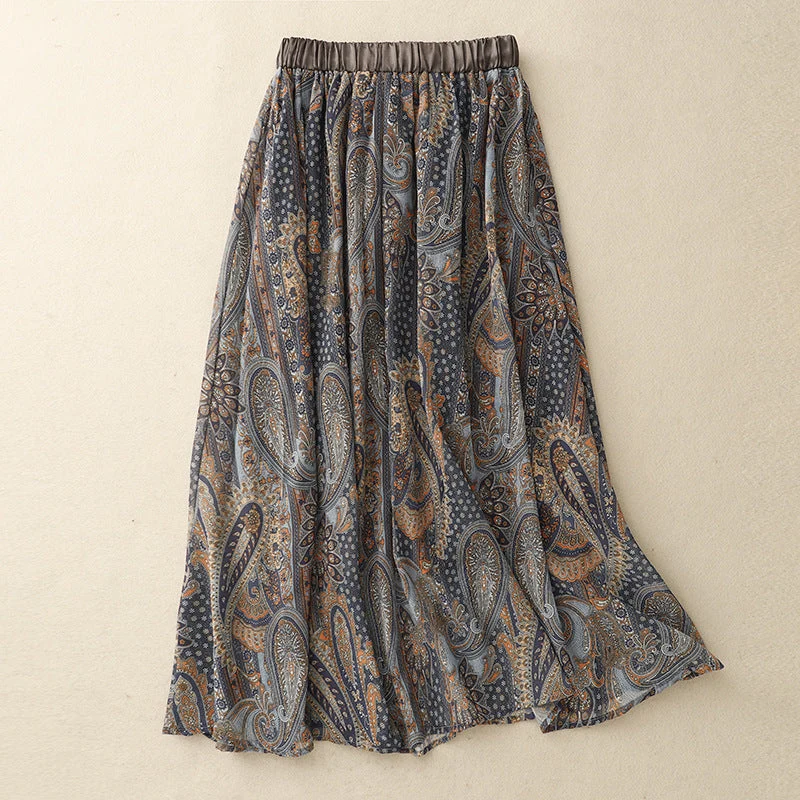 Maribel Linen Skirt - Image 4