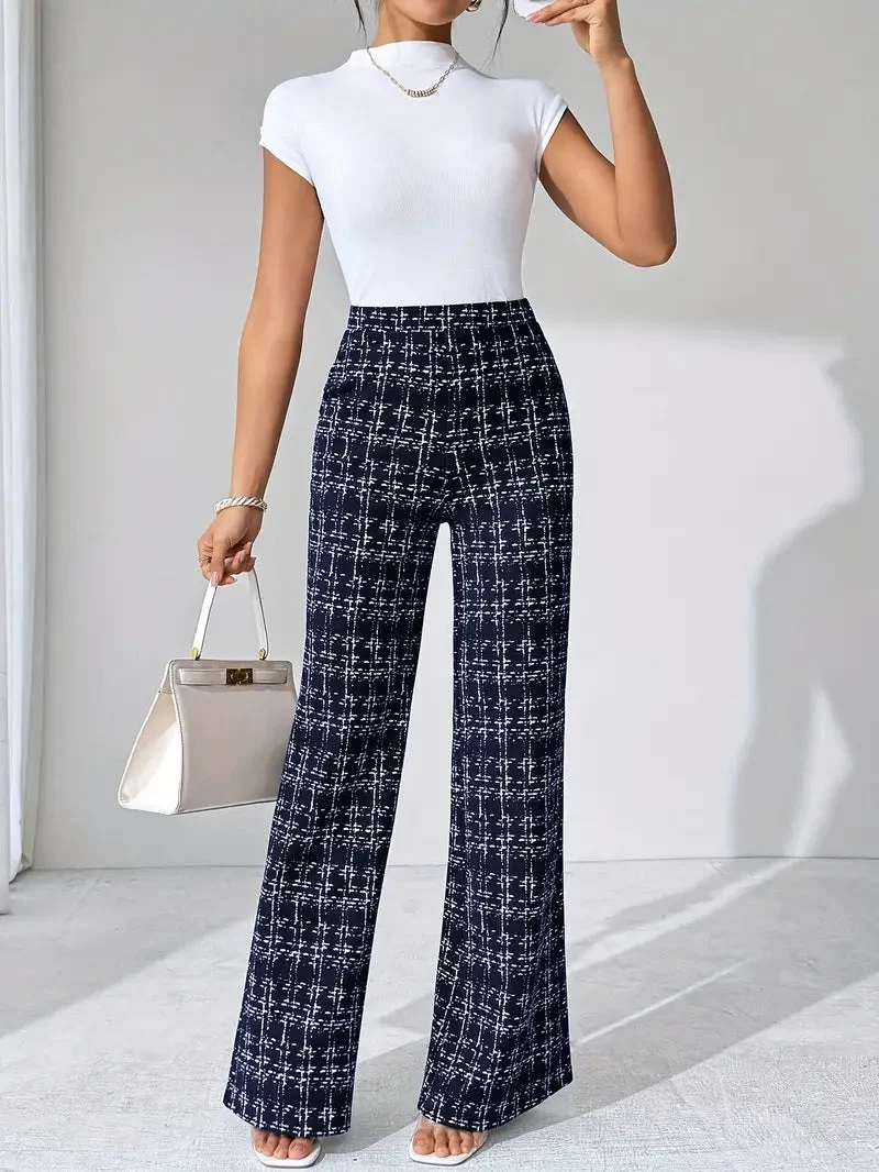 Maribel Plaid Flare Pant - Image 10