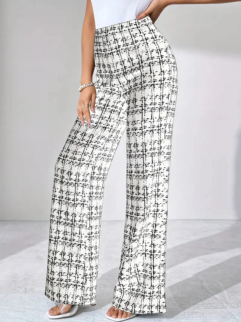Maribel Plaid Flare Pant - Image 12