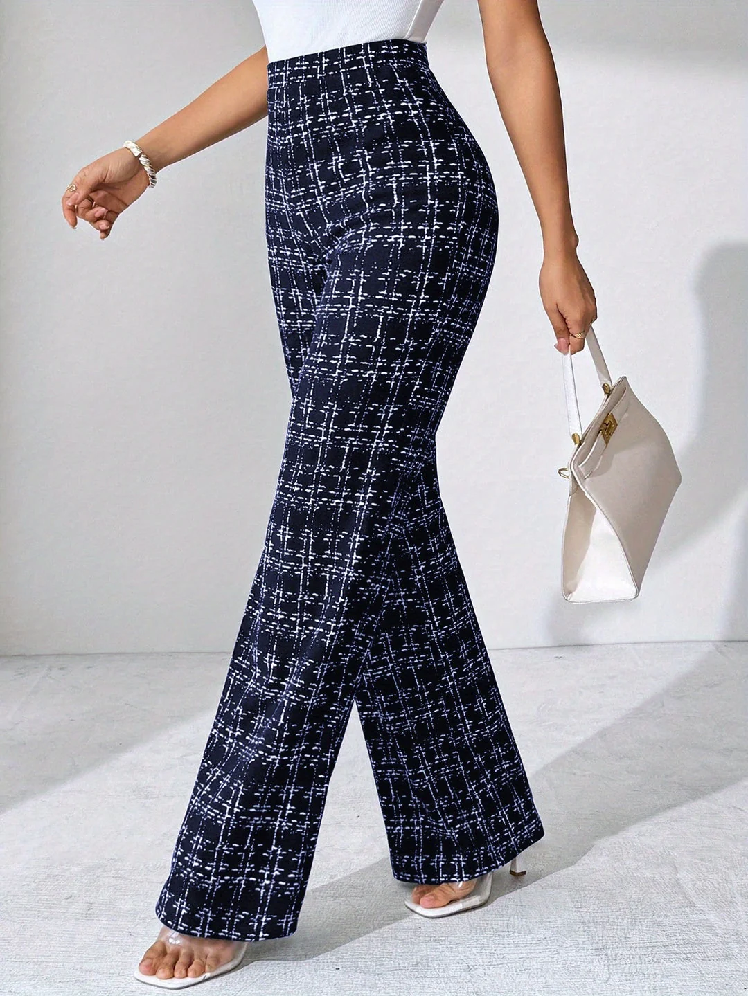 Maribel Plaid Flare Pant - Image 2
