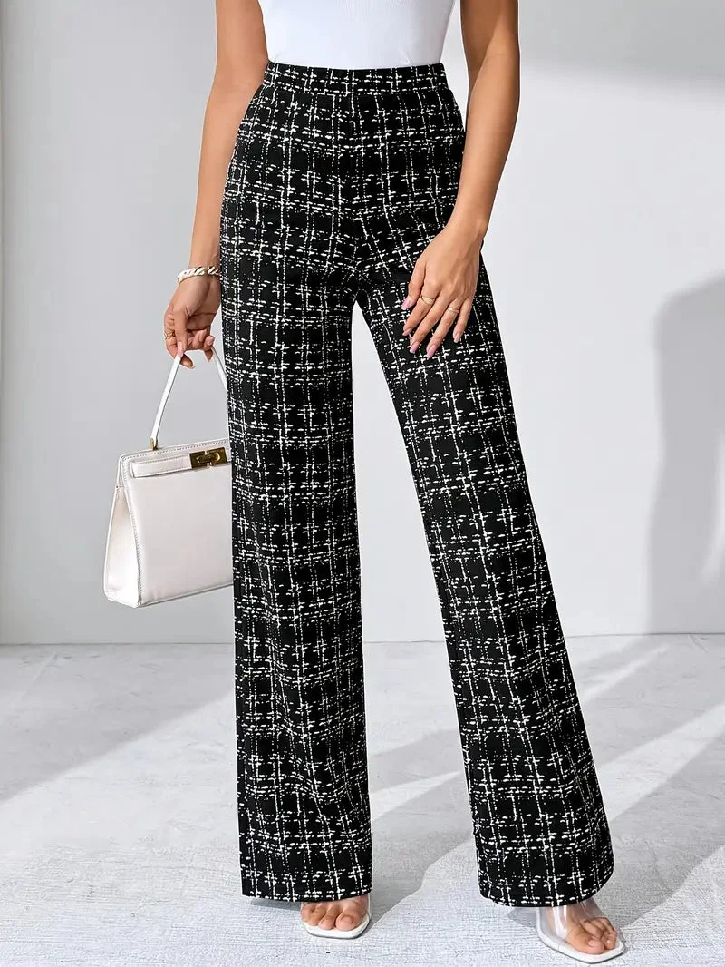 Maribel Plaid Flare Pant - Image 5