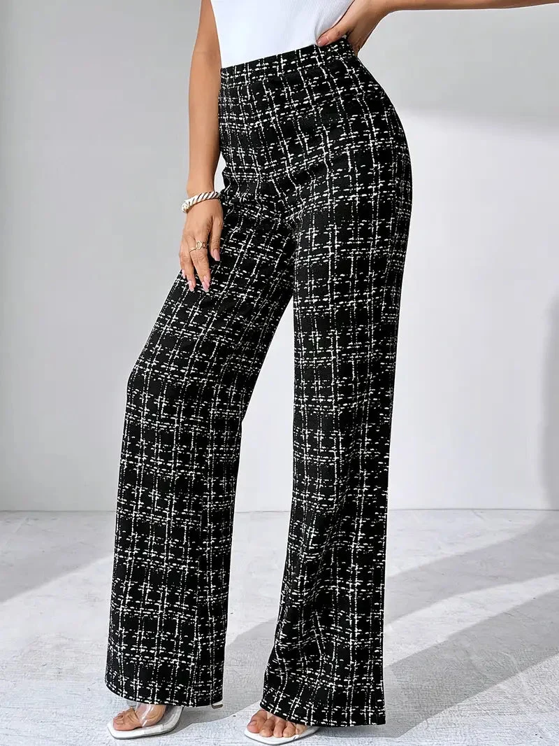 Maribel Plaid Flare Pant - Image 7
