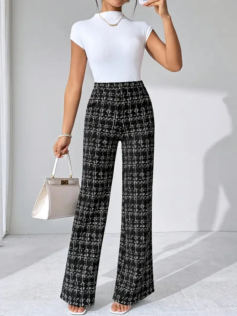 Maribel Plaid Flare Pant - Image 9