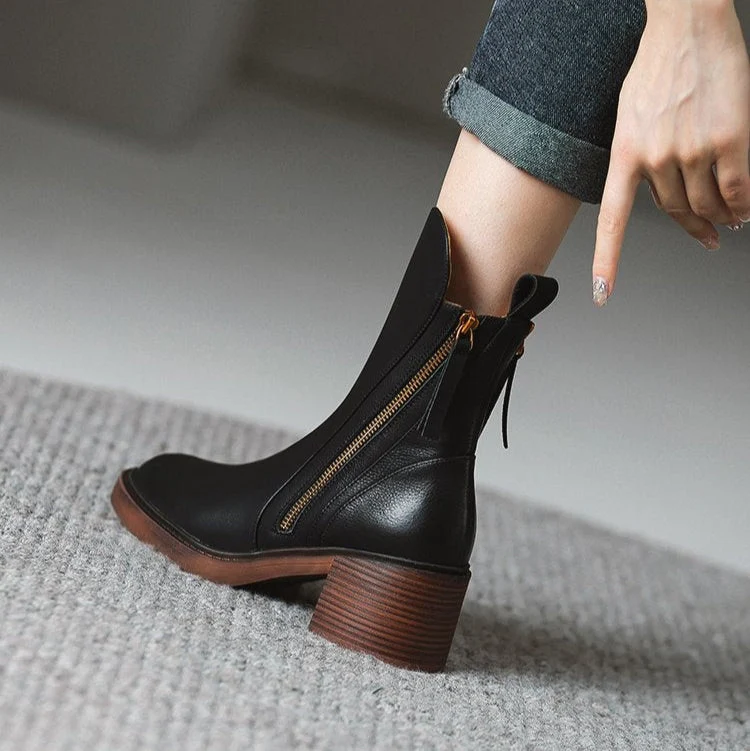 Marina Zip-Ankle Boot - Image 7