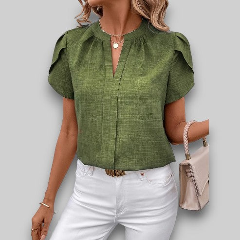 Maris Petal Sleeve Blouse - Image 2