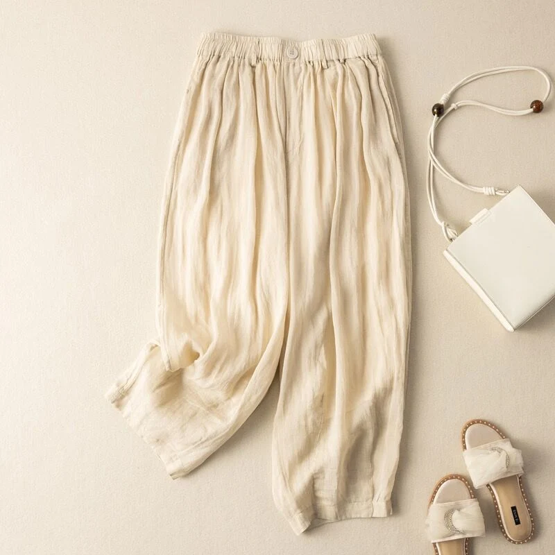 Maya Cloudlight Linen Pants - Image 2