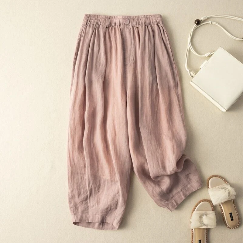 Maya Cloudlight Linen Pants - Image 3