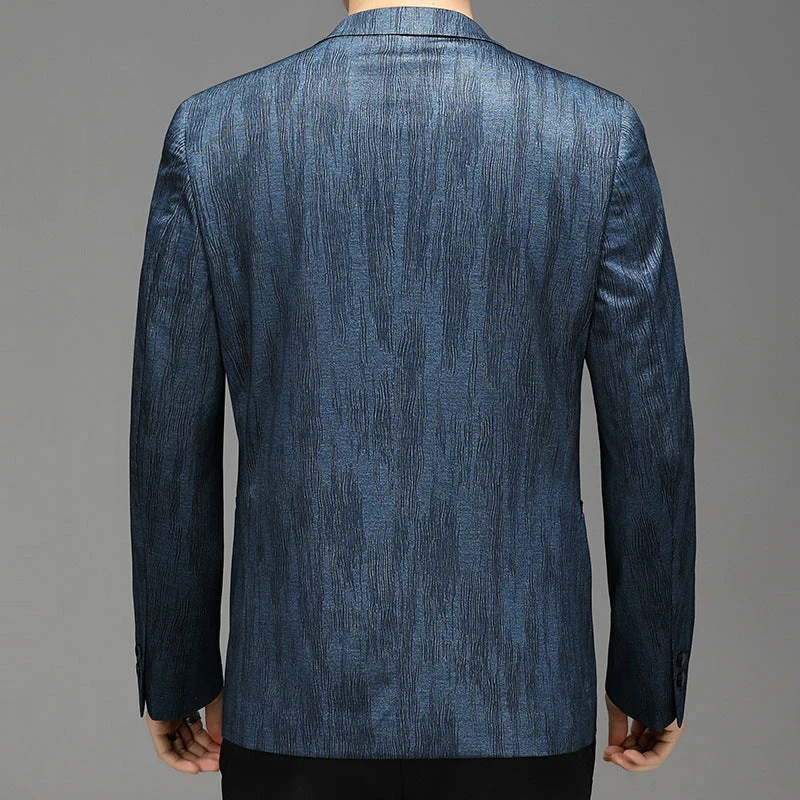 Midnight Texture Blazer - Image 3