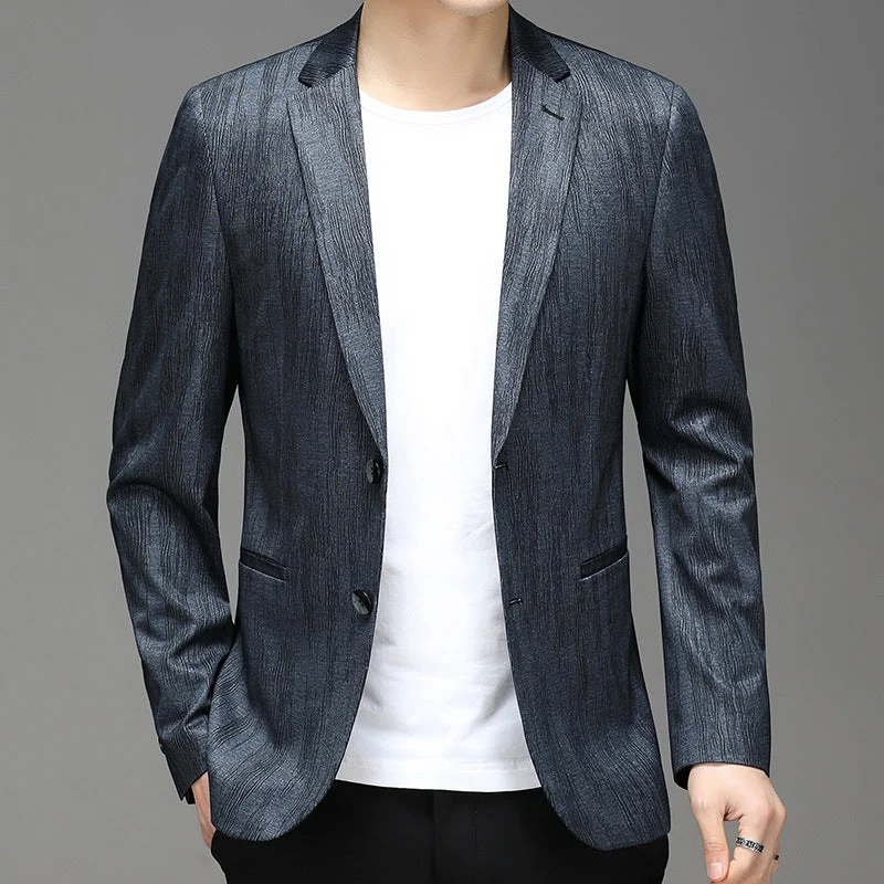 Midnight Texture Blazer - Image 4