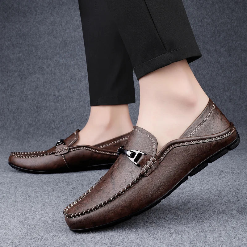 Miler Genuine Leather Loafers - Image 2
