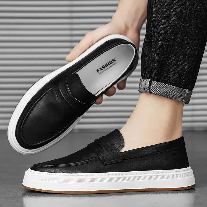 Moico Genuine Leather Loafers - Image 2