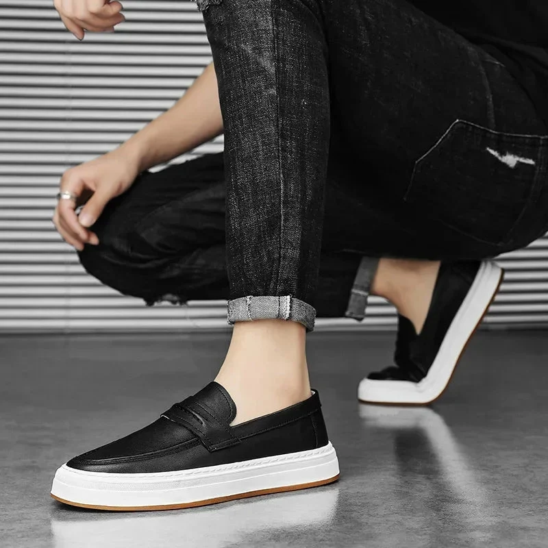 Moico Genuine Leather Loafers - Image 4