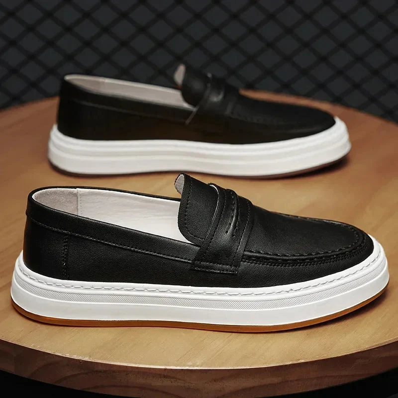 Moico Genuine Leather Loafers - Image 5