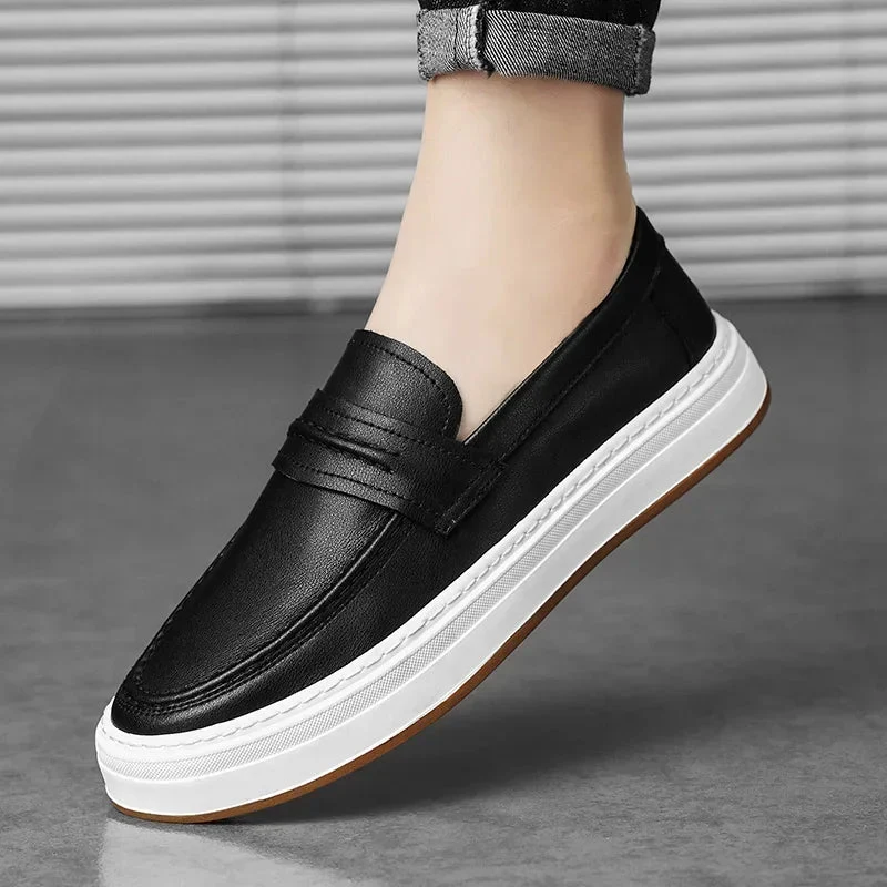 Moico Genuine Leather Loafers - Image 6