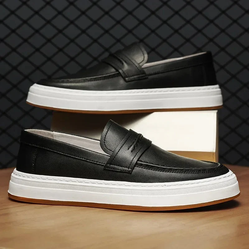 Moico Genuine Leather Loafers - Image 7