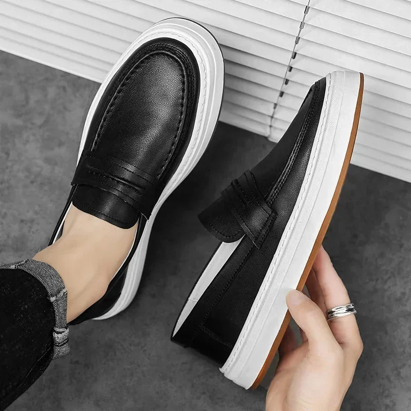 Moico Genuine Leather Loafers - Image 8
