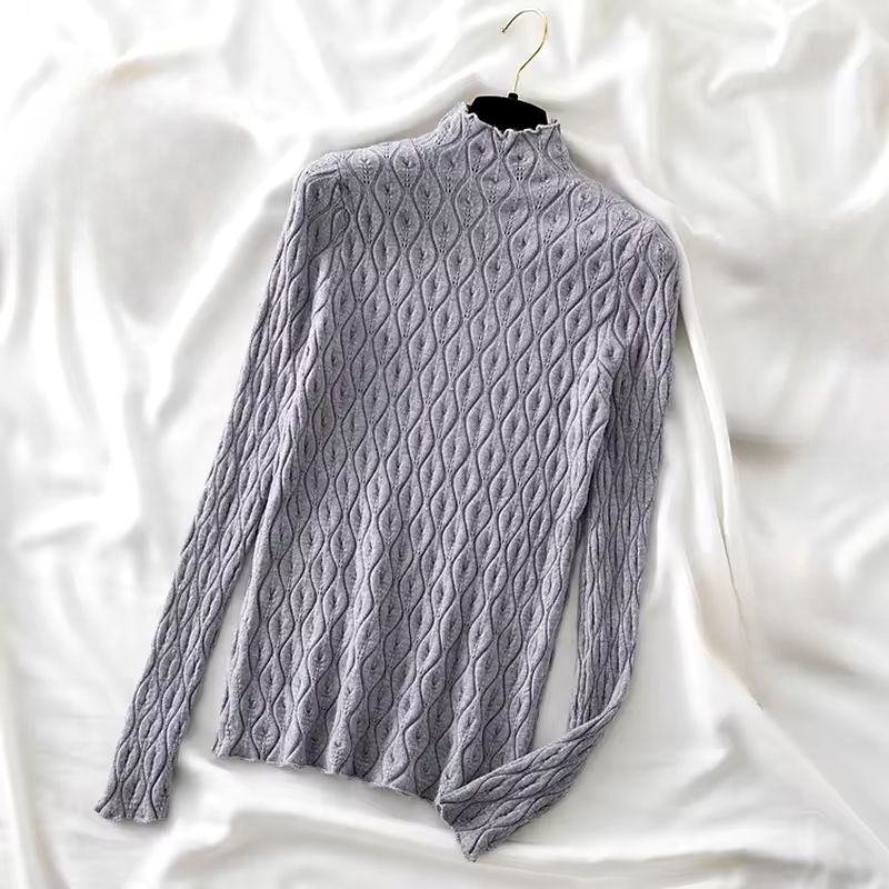 Moiré Cashmere Turtleneck - Image 4