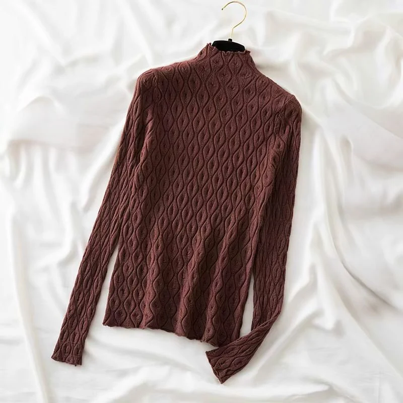 Moiré Cashmere Turtleneck - Image 5