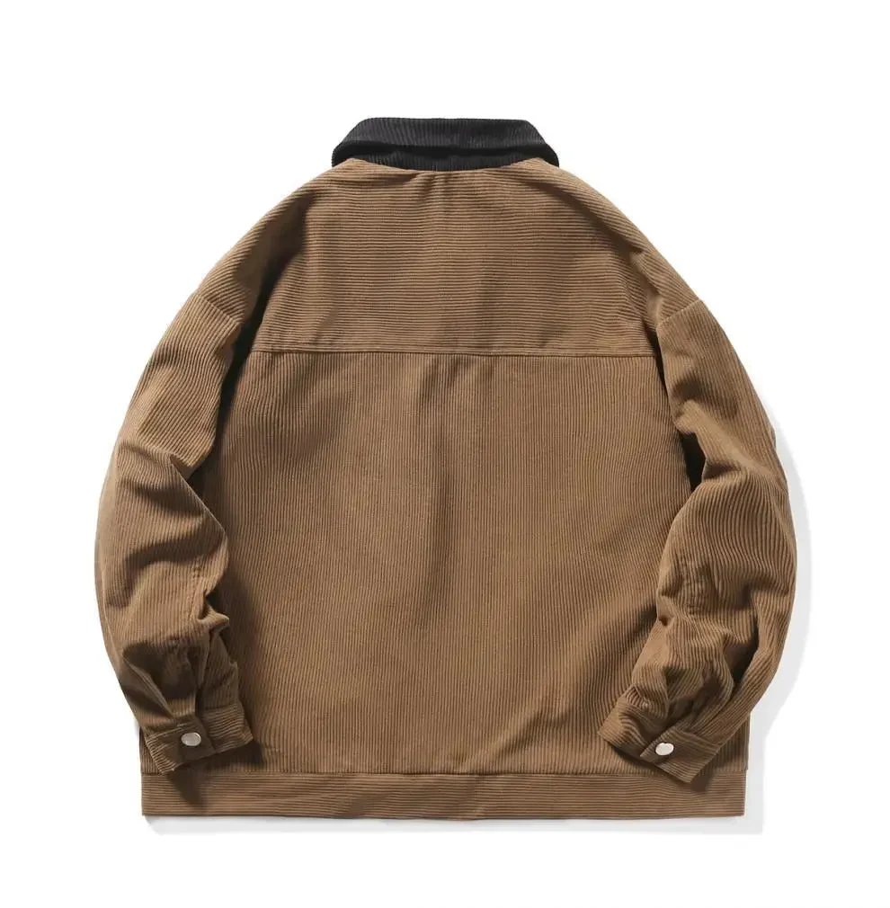 Montana Corduroy Color Block Jacket - Image 2