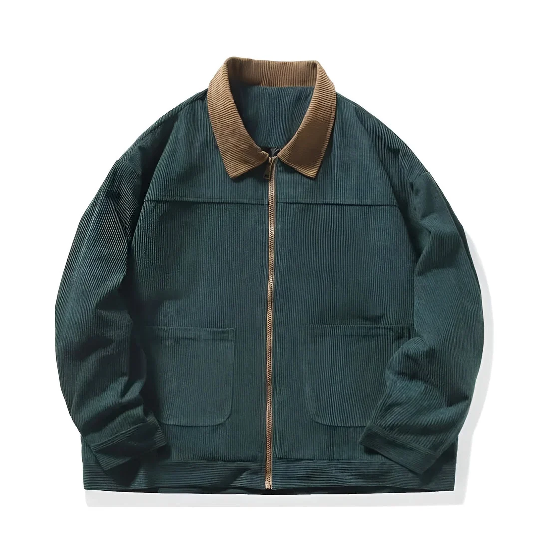 Montana Corduroy Color Block Jacket - Image 3