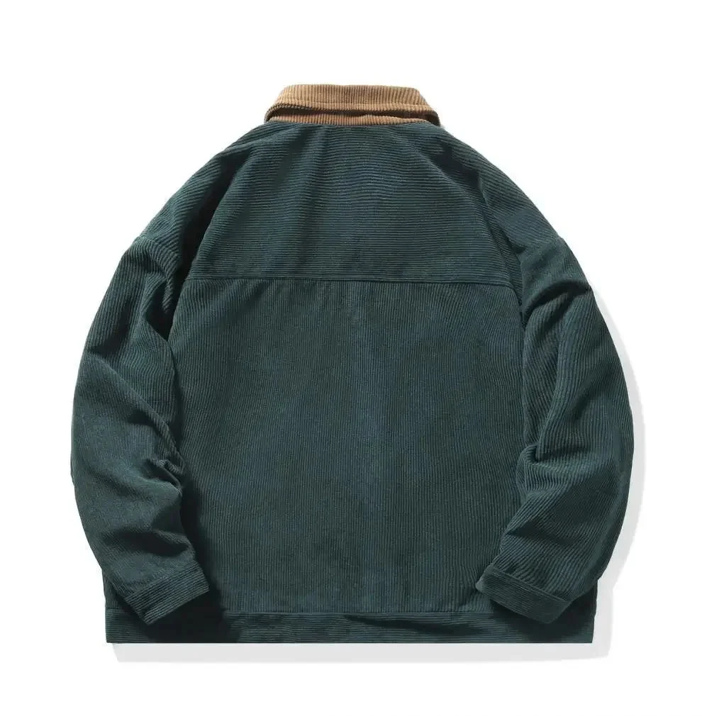 Montana Corduroy Color Block Jacket - Image 4