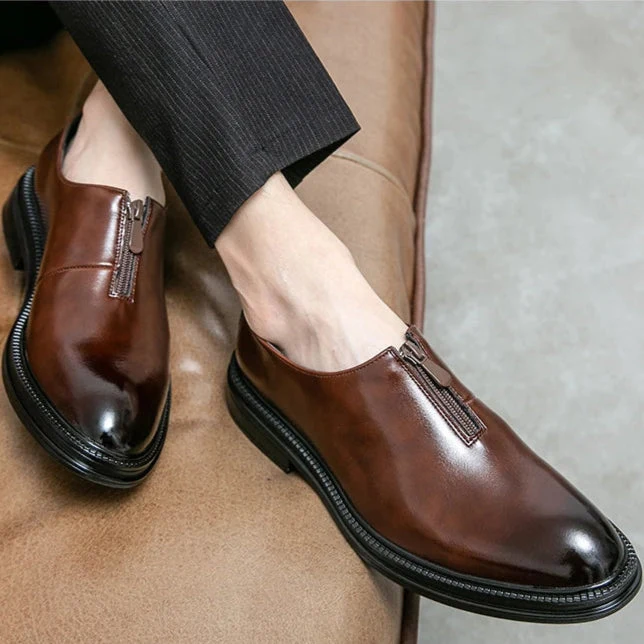 Myre Genuine Leather Loafers - Image 5
