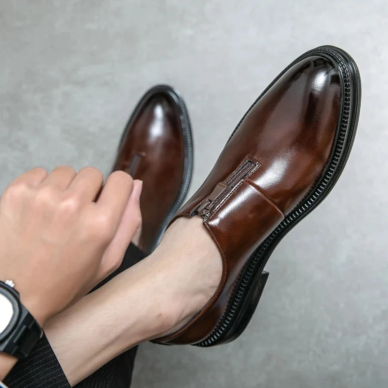 Myre Genuine Leather Loafers - Image 6