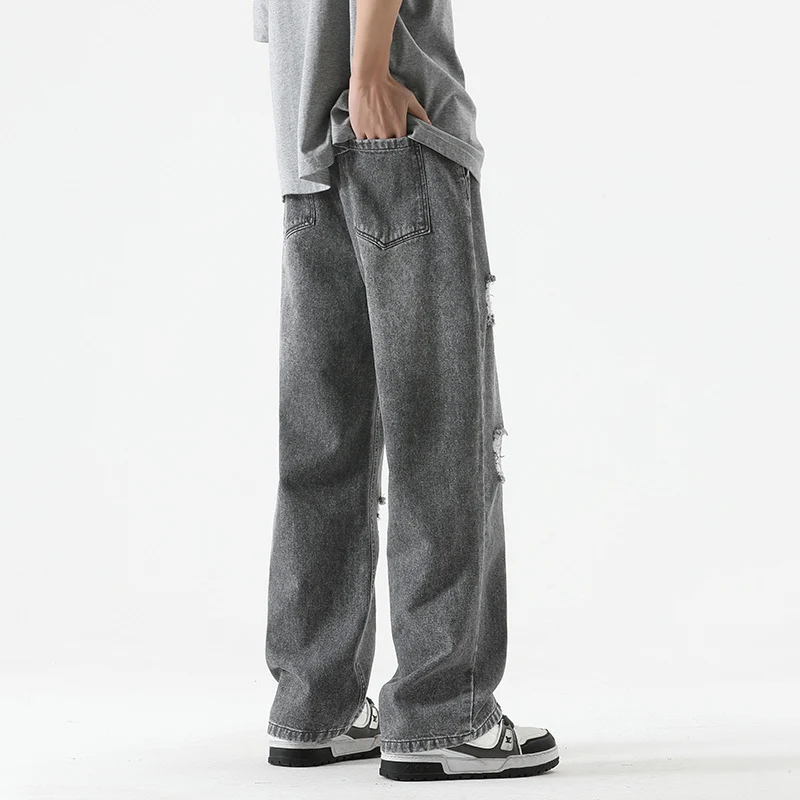Nexus Distressed Denim Joggers - Image 2
