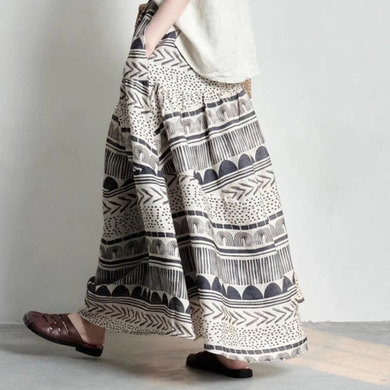 Noa Geo-Print Skirt - Image 4
