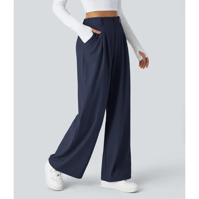 Nomi High Waisted Waffle Pants - Image 10