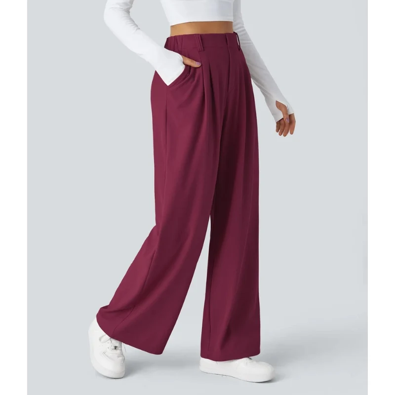 Nomi High Waisted Waffle Pants - Image 11