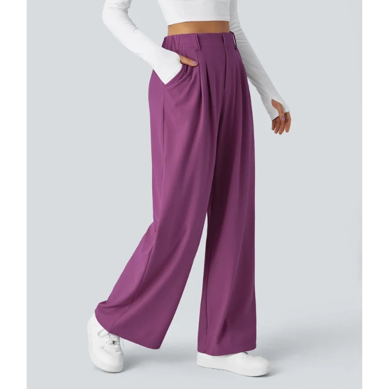 Nomi High Waisted Waffle Pants - Image 12