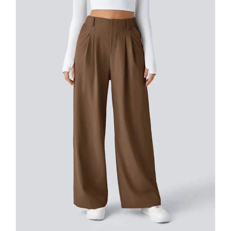Nomi High Waisted Waffle Pants - Image 13