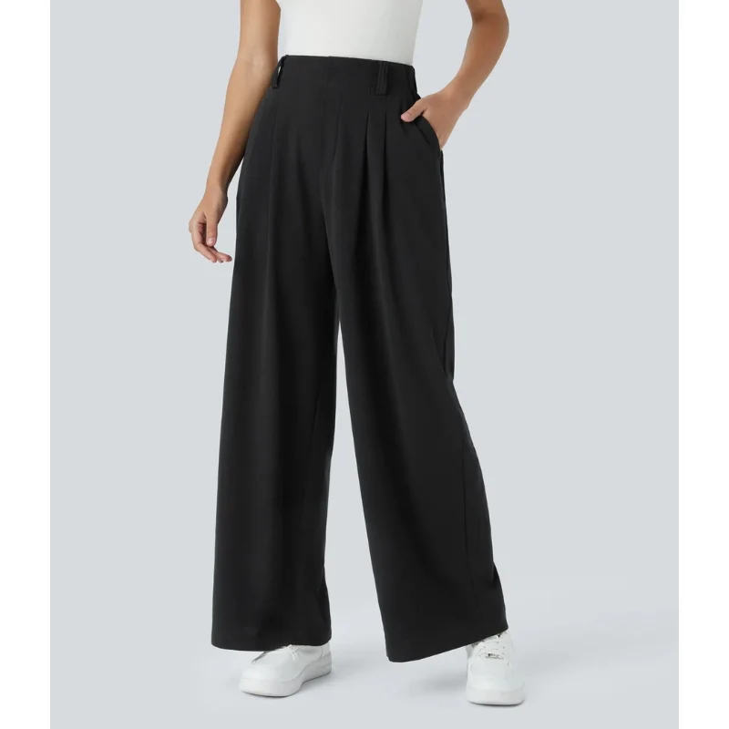 Nomi High Waisted Waffle Pants - Image 5
