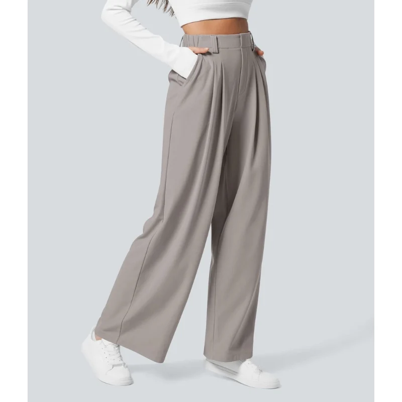 Nomi High Waisted Waffle Pants - Image 7